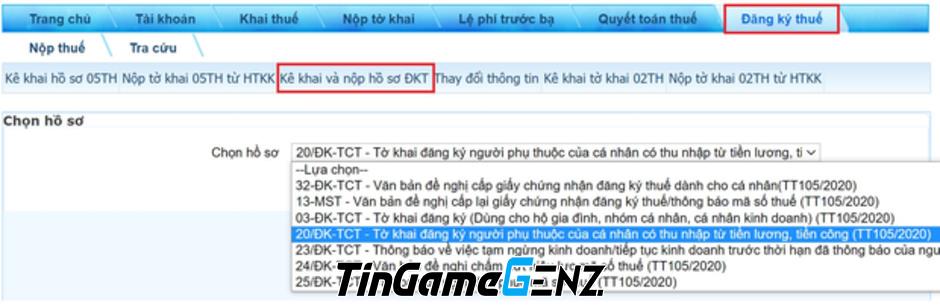 Cách cập nhật thông tin Căn cước công dân trong đăng ký thuế