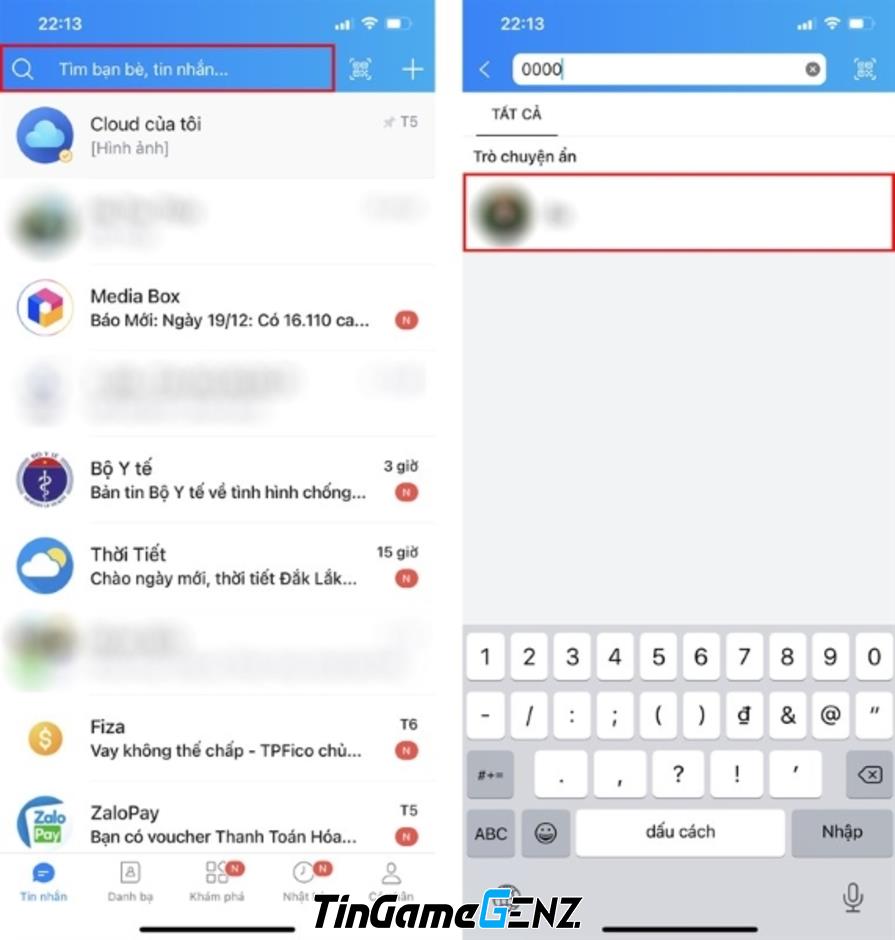 Cách Nhận Biết Tin Nhắn Ẩn Trên Zalo: Chỉ Cần Quan Sát Biểu Tượng Này Trên Thanh Tìm Kiếm! Cách Nhận Biết Tin Nhắn Ẩn Trên Zalo: Chỉ Cần Quan Sát Biểu Tượng Này Trên Thanh Tìm Kiếm!