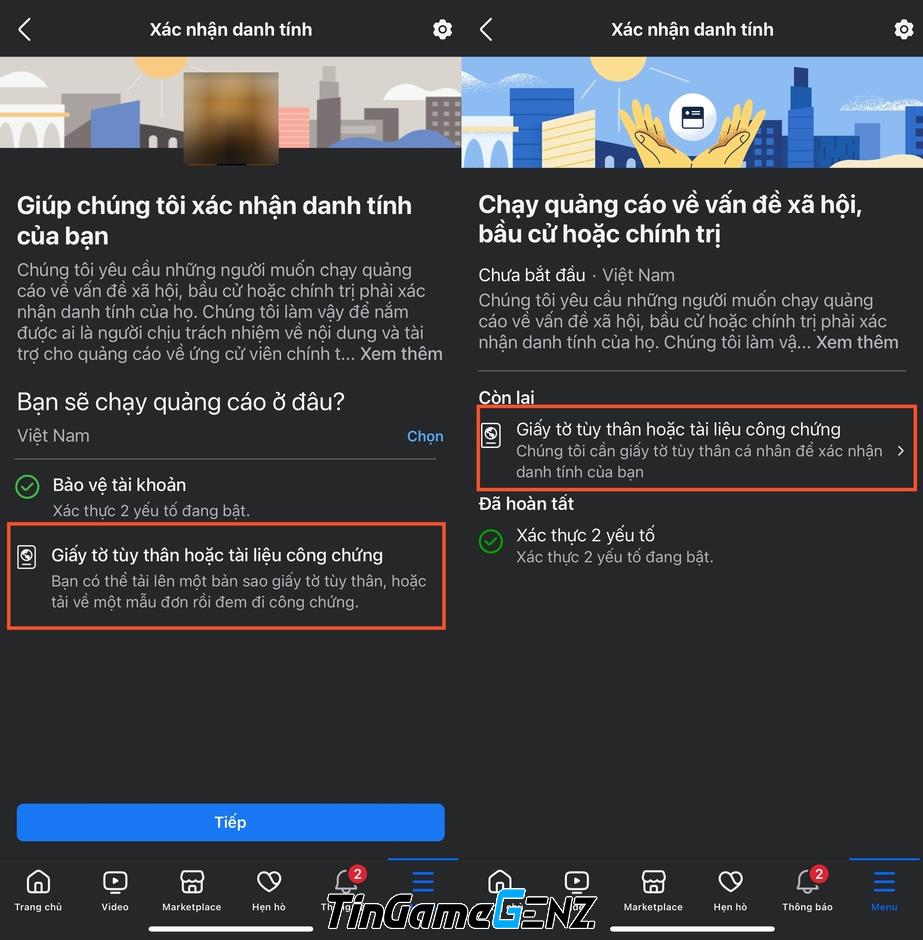 Cách Xác Thực Tài Khoản Facebook Bằng Căn Cước: Đừng Để Bị Khóa Sau Ngày 25/12! Cách Xác Thực Tài Khoản Facebook Bằng Căn Cước: Đừng Để Bị Khóa Sau Ngày 25/12!
