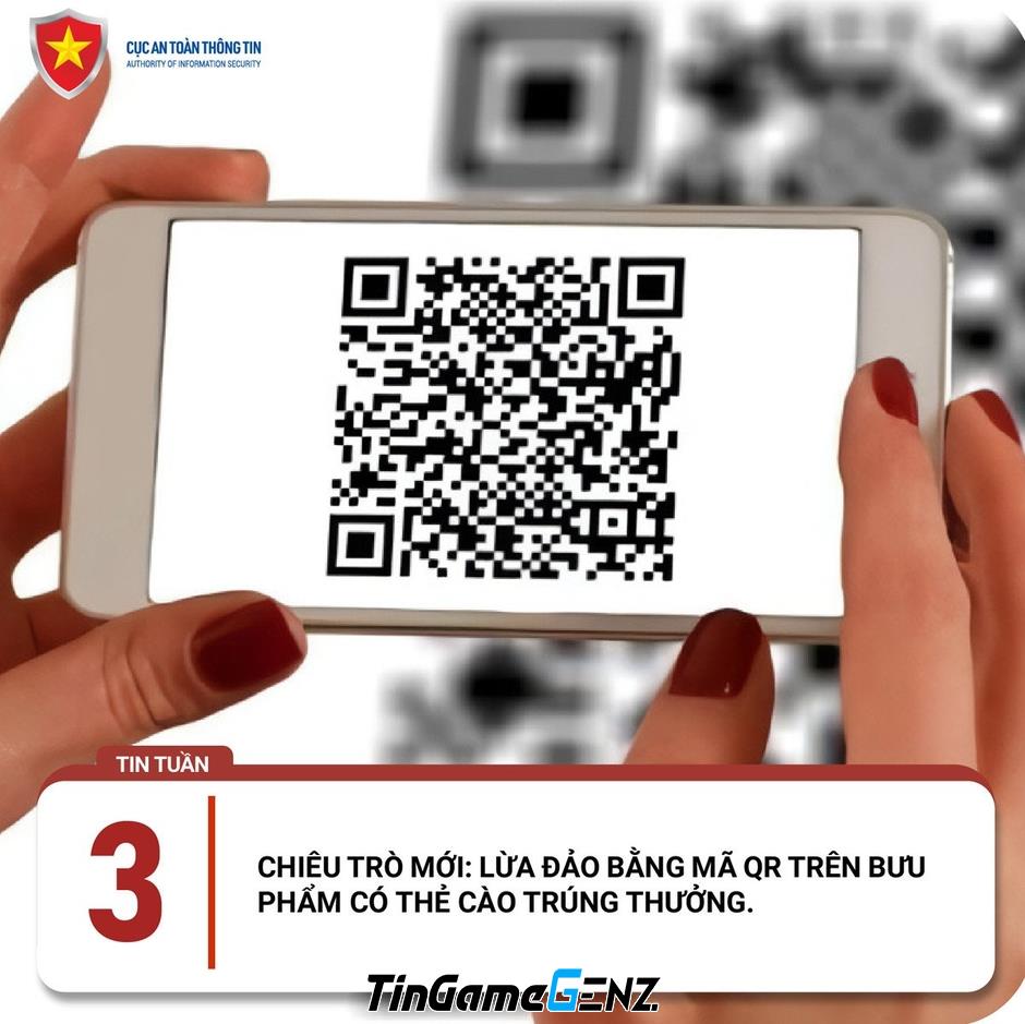 Cảnh báo: Đề phòng trò lừa đảo mới khi quét mã QR trên bưu phẩm