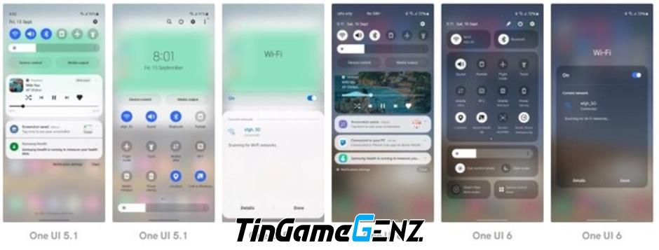 Cập nhật giao diện mới One UI 6 trên điện thoại Samsung sắp ra mắt.