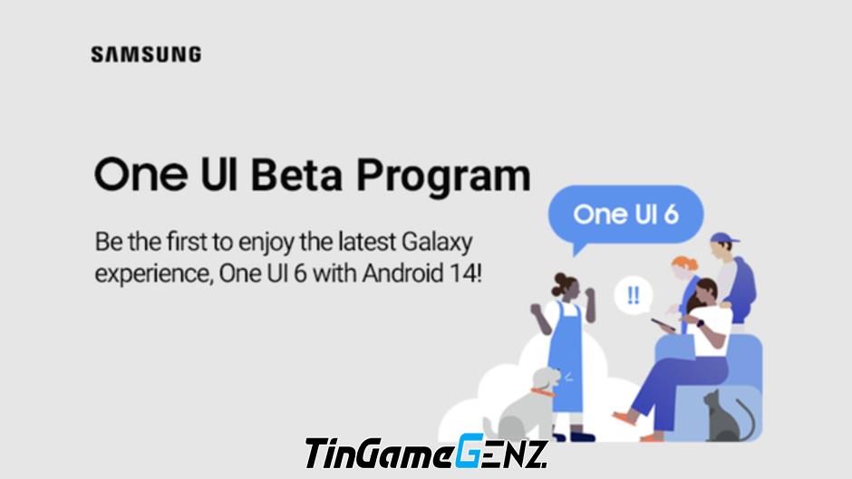 Cập nhật giao diện mới One UI 6 trên điện thoại Samsung sắp ra mắt.