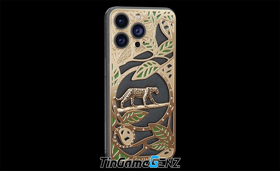 Caviar tung ra iPhone 15 Pro Max Mystical Panther đính kim cương, giá 1,4 tỷ đồng