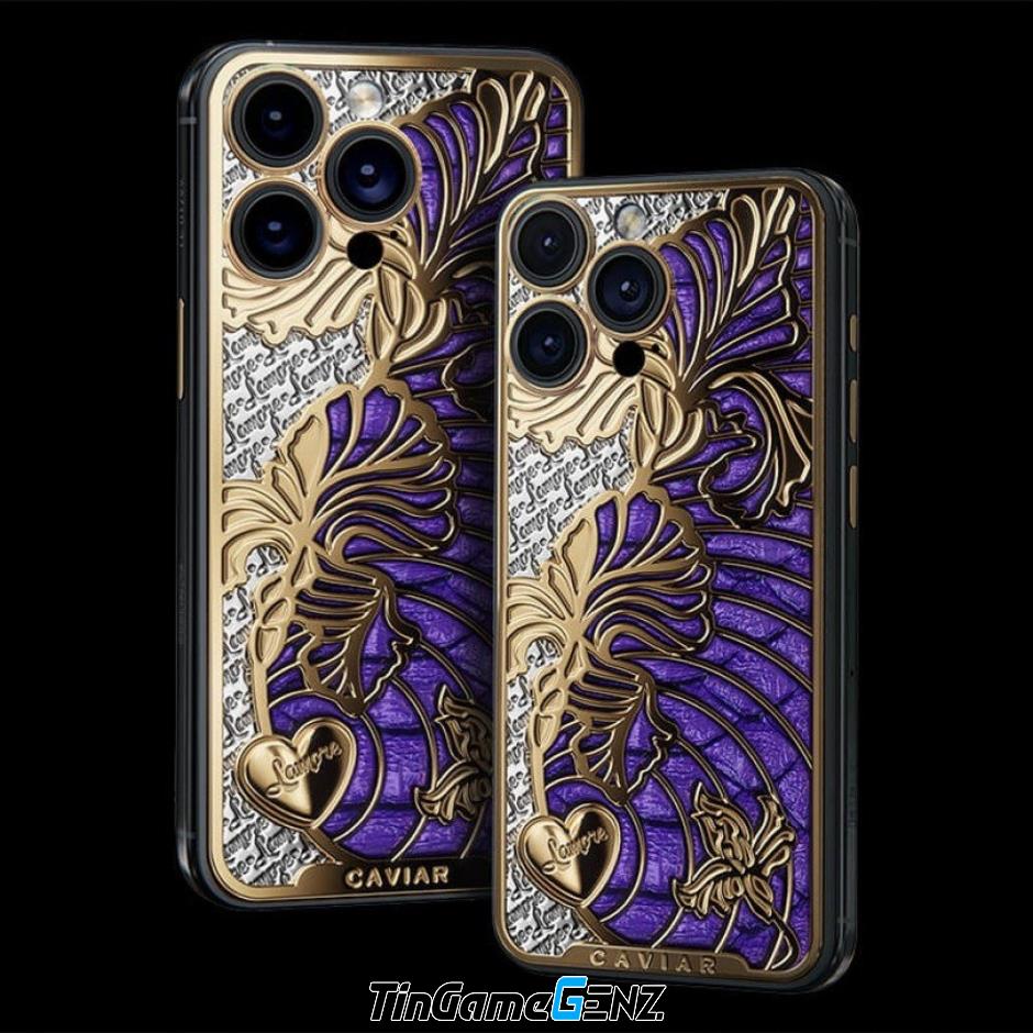 Caviar tung ra iPhone 15 Pro Max Mystical Panther đính kim cương, giá 1,4 tỷ đồng