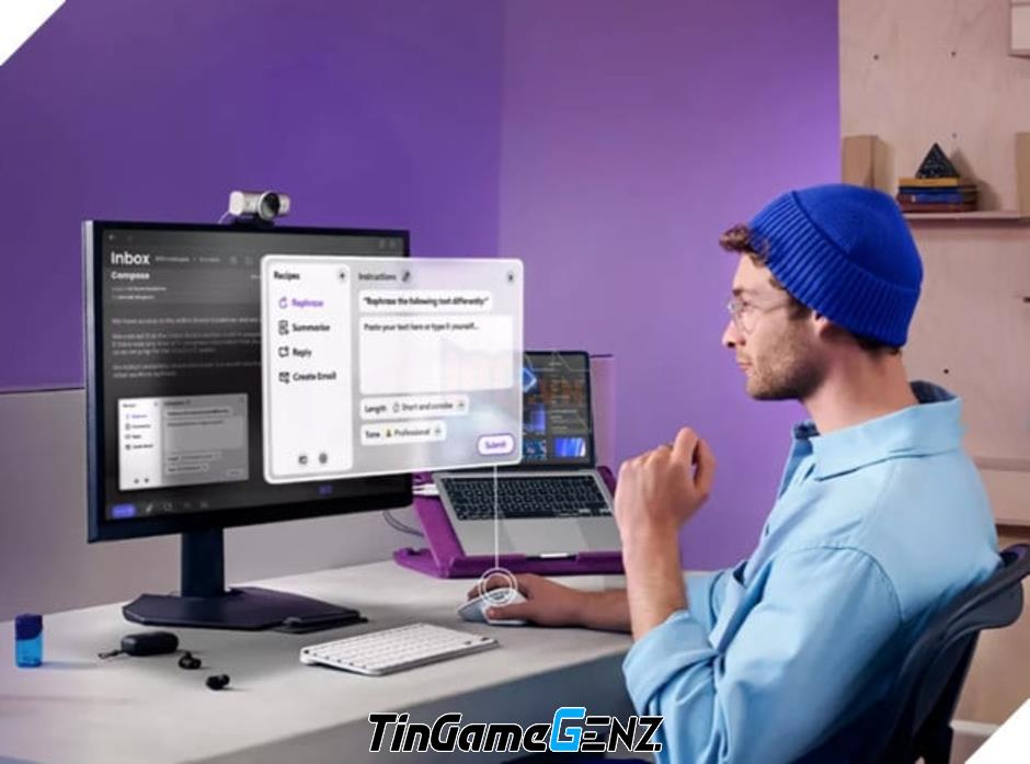 Chuột văn phòng Logitech tích hợp trí tuệ nhân tạo AI