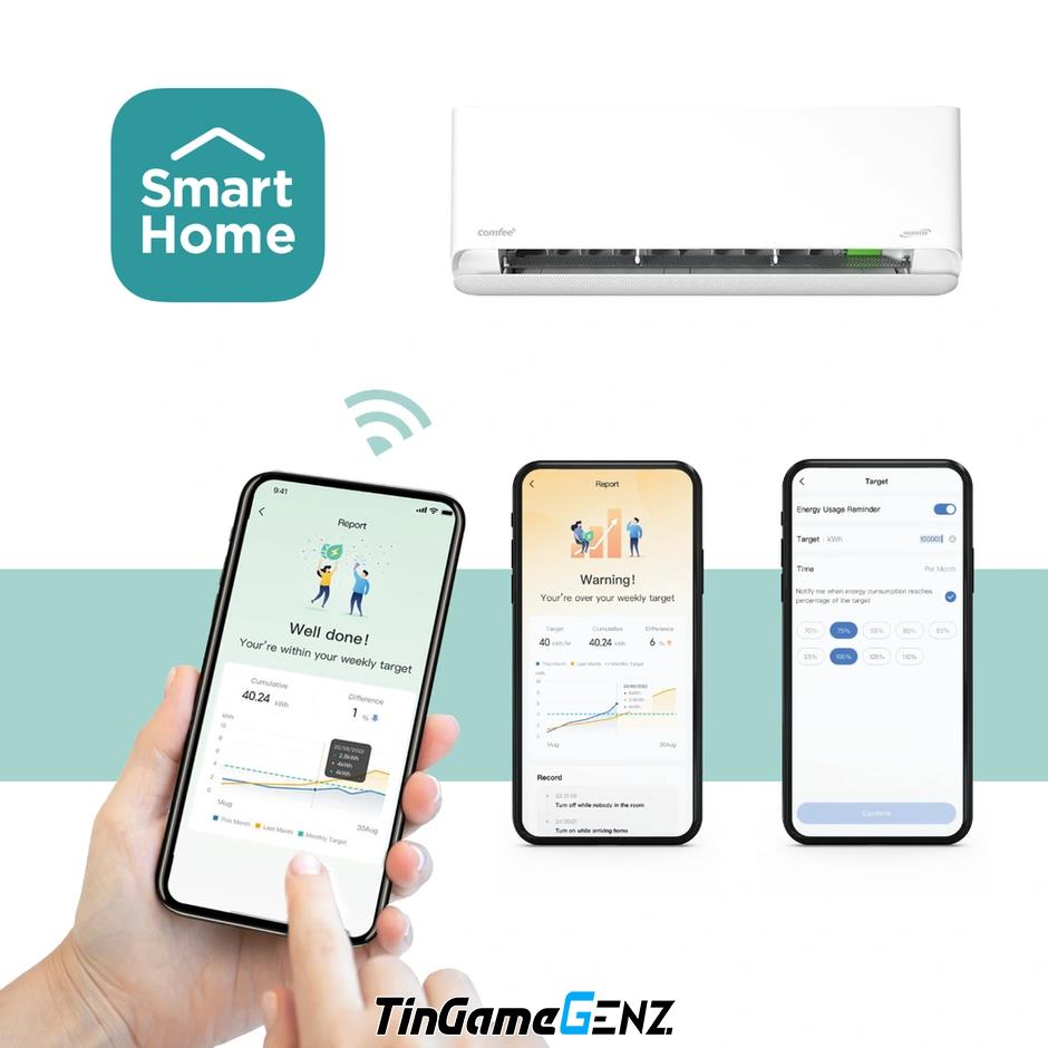 Comfee giới thiệu điều hoà thông minh AI có khả năng điều khiển bằng giọng nói