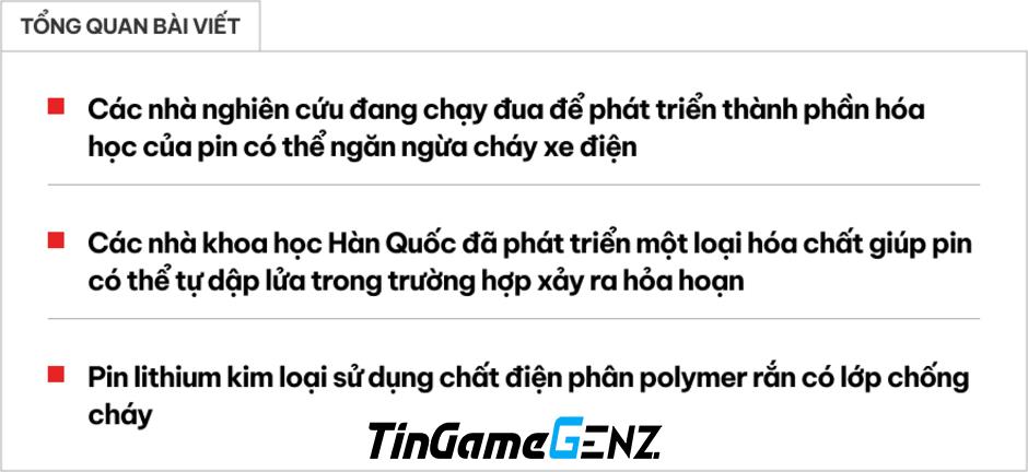 "Công Nghệ Đột Phá: Pin Xe Điện 