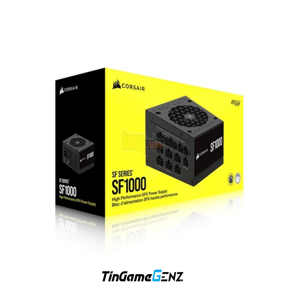 Corsair SF1000 - Bộ Nguồn SFX 1000W Nhỏ Gọn và Mạnh Mẽ Cho PC Gaming