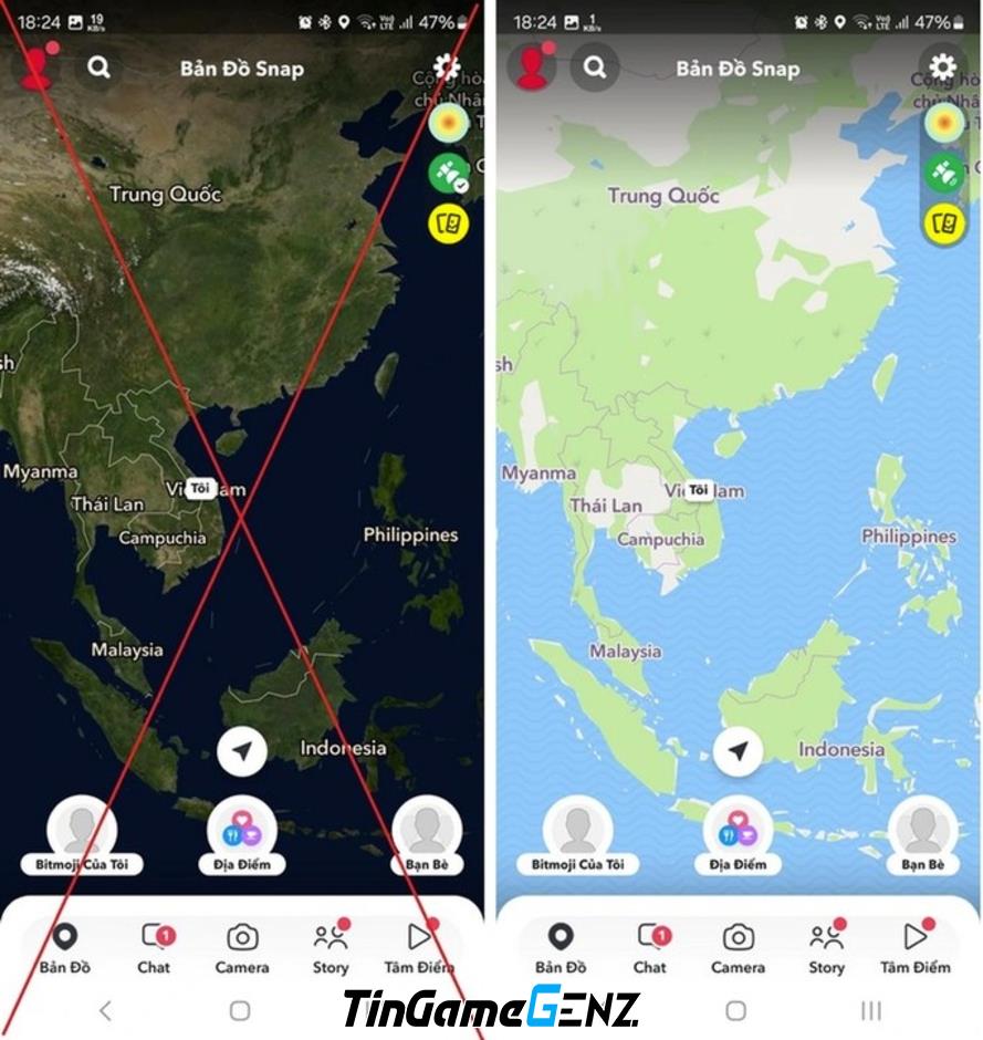 Cư dân mạng kêu gọi xoá ứng dụng Snapchat vì bản đồ 
