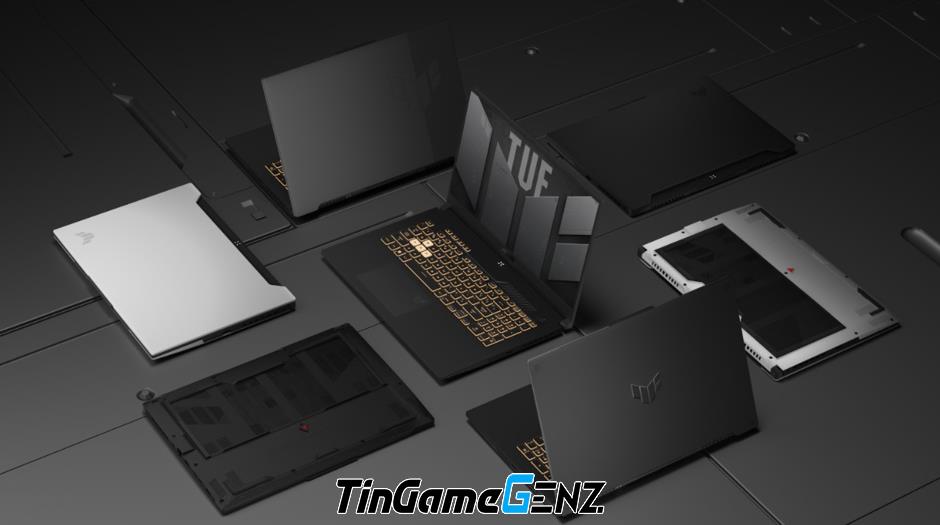 Dải ASUS TUF Gaming: Hiệu năng hàng đầu cho sinh viên.