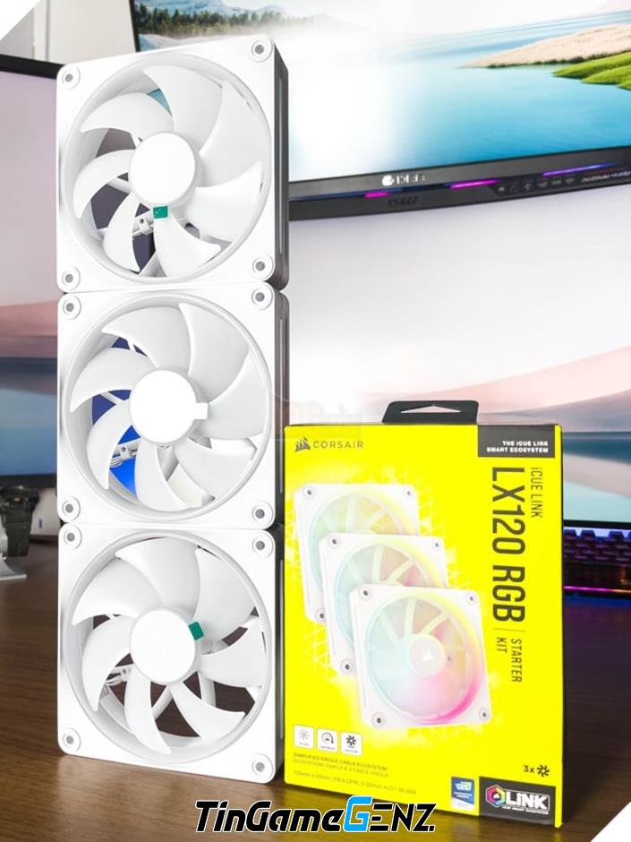 Đánh Giá CORSAIR iCUE LINK LX120 RGB: Kết Nối Tiện Lợi và Hiệu Năng Tối Ưu