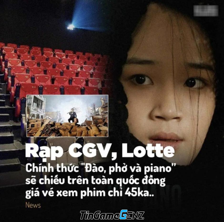 Đào, phở và piano: Chiếu đồng giá 45k tại CGV, Lotte - Sự thật hay chiêu lừa đảo?