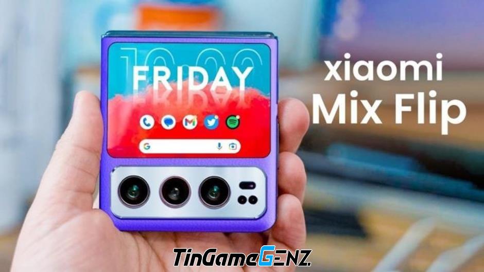 Điện thoại gập Xiaomi MIX Flip ra mắt: Pin khủng, hiệu năng mạnh