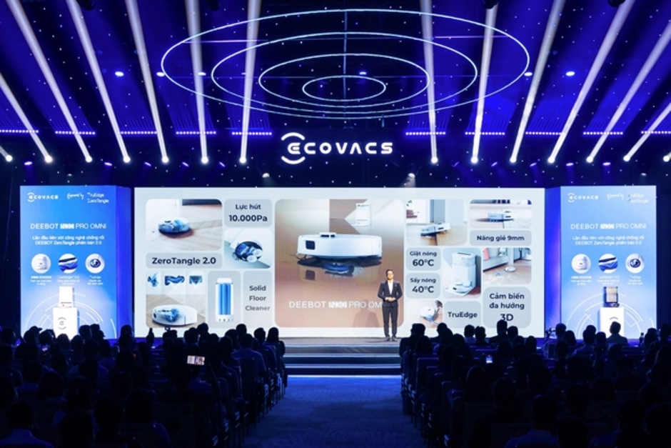 "Ecovacs Chính Thức Ra Mắt Các Dòng Robot Hút Bụi Thế Hệ Mới Tại Việt Nam: Đột Phá Công Nghệ Vệ Sinh Nhà Cửa"