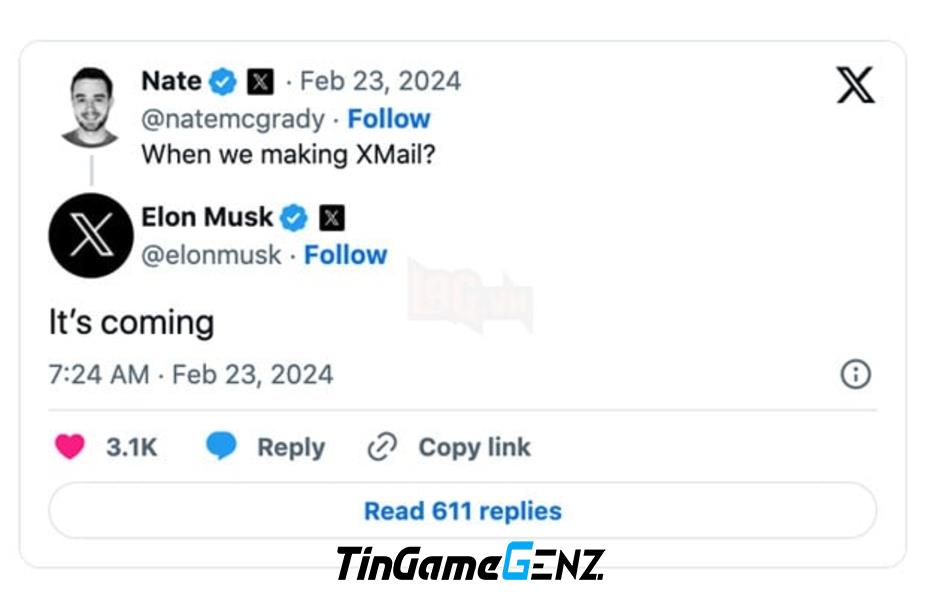 Elon Musk ra mắt XMail, dịch vụ email cạnh tranh với Gmail