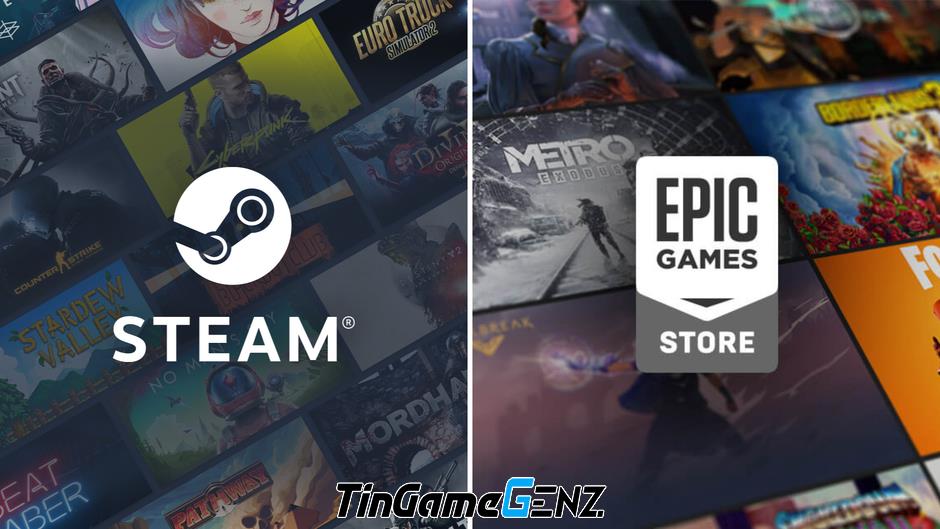 Epic thất bại trong việc cạnh tranh với Steam bằng cách phát hành game miễn phí