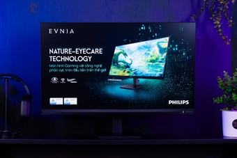 "Evnia Ra Mắt Màn Hình Gaming 27M2N3500UK: Tiên Phong Công Nghệ Phân Cực Tròn & Bảo Vệ Mắt Đỉnh Cao"