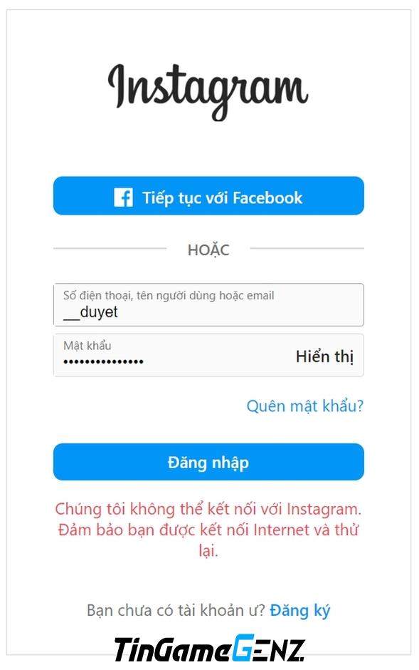 Facebook và Instagram gặp sự cố, người dùng liên tục bị đăng xuất!