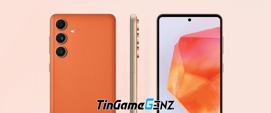 Galaxy C55 5G mới: Mặt lưng bọc da, giá chỉ 7 triệu đồng