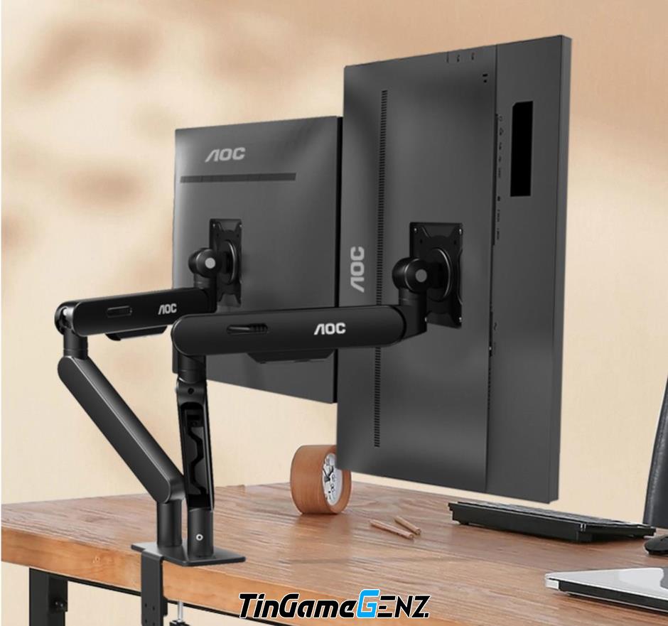 Giá đỡ màn hình đơn AOC ARM AM400 và đôi AM420: Làm việc hiệu quả và thoải mái hơn