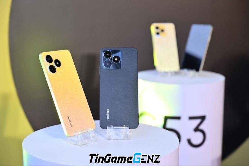 Giá smartphone Realme giảm 2,2 triệu đồng trong tháng 4/2024