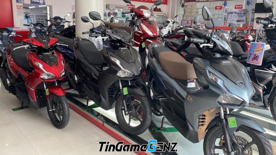 Giá ưu đãi Honda SH, Air Blade, Vario tháng 12⁄2023