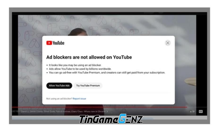 Gỡ cài đặt trình chặn quảng cáo YouTube: người tham gia và công cụ 