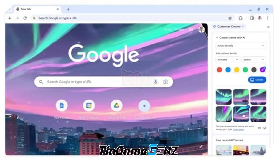 Google tích hợp 3 tính năng AI mới vào Chrome phiên bản 121