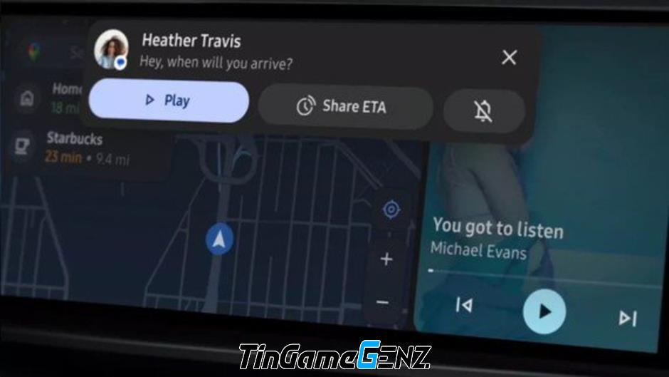 Google trang bị AI cho Android Auto giúp trả lời tin nhắn khi lái xe