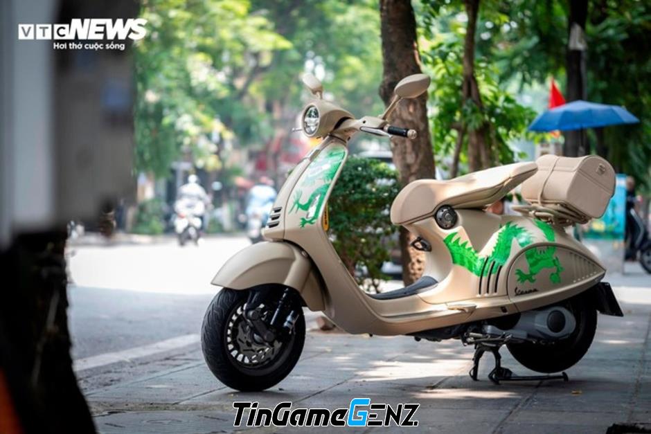 Hơn 500 triệu mua Vespa 946 Rồng bản giới hạn để 'phượt'