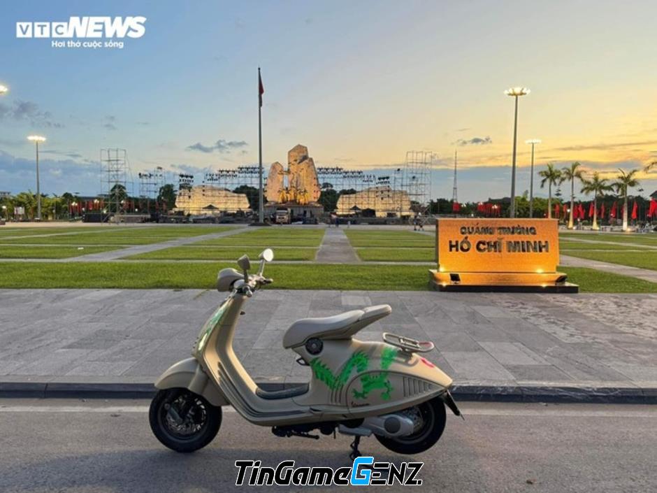 Hơn 500 triệu mua Vespa 946 Rồng bản giới hạn để 'phượt'