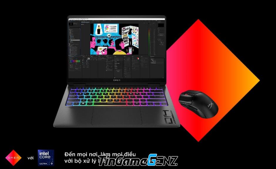 HP OMEN: Trải nghiệm gaming và sáng tạo không giới hạn với bộ xử lý Intel® Core™ Ultra