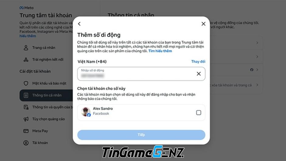Hướng Dẫn Chi Tiết: Cách Thêm và Sửa Số Điện Thoại Liên Kết Tài Khoản Facebook của Bạn