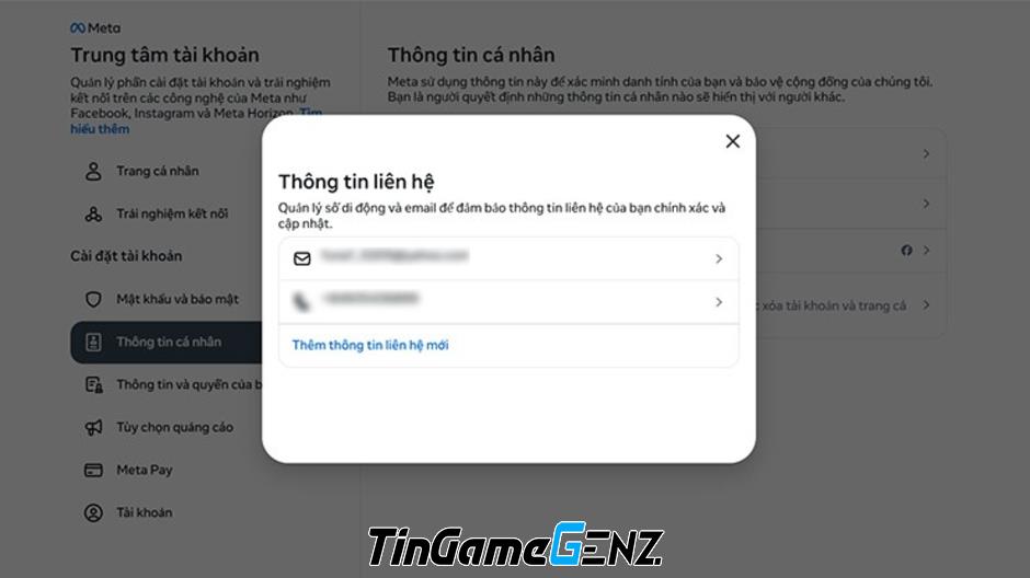 Hướng Dẫn Chi Tiết: Cách Thêm và Sửa Số Điện Thoại Liên Kết Tài Khoản Facebook của Bạn