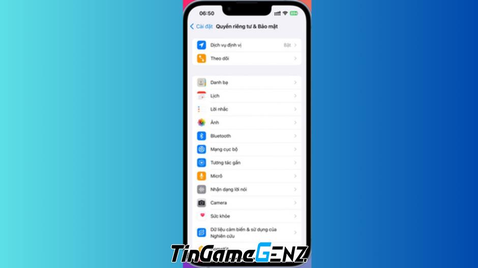 Hướng dẫn tắt tính năng theo dõi người dùng trên iPhone