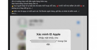 ID Apple có thể bị hack qua việc xác minh thông tin?