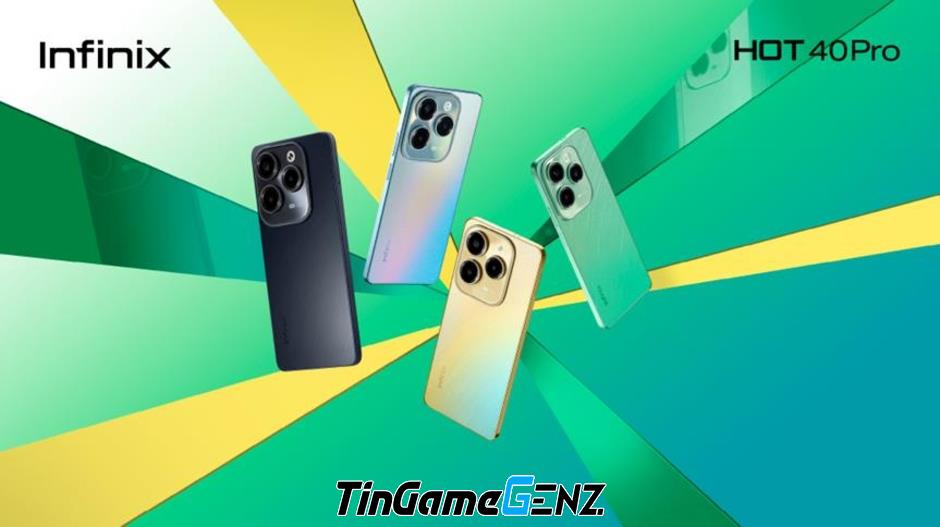 Infinix HOT 40 Series: Smartphone chơi game mới, sạc nhanh 33W, chip Helio G99, giá 4,29 triệu