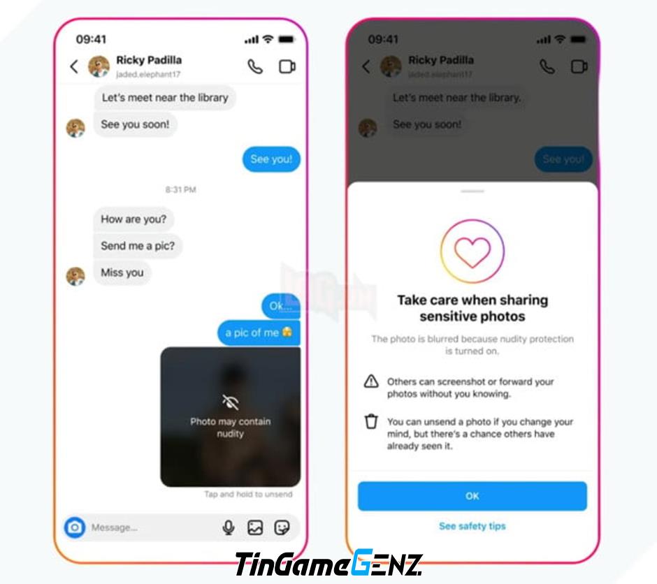 Instagram thử nghiệm tính năng làm mờ ảnh nhạy cảm trong tin nhắn