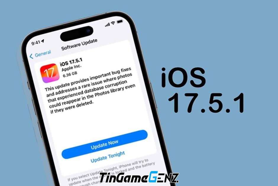 iOS 17.5.1 - Cập nhật ngay để sửa lỗi phiền toái