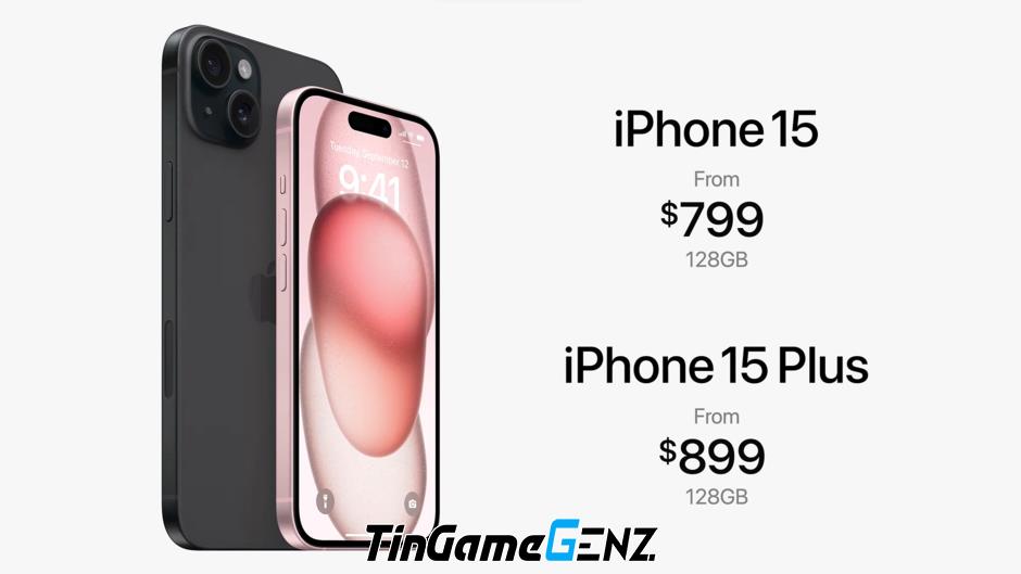 iPhone 15 Series ra mắt, giá từ 19,27 triệu đồng.