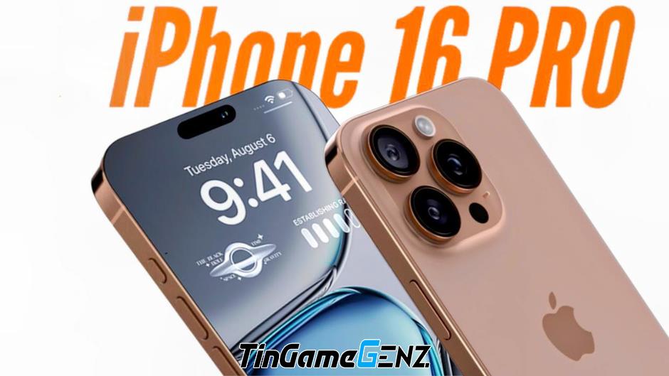 iPhone 16 Pro ấn tượng với màu sắc mới lạ, thu hút ánh nhìn.