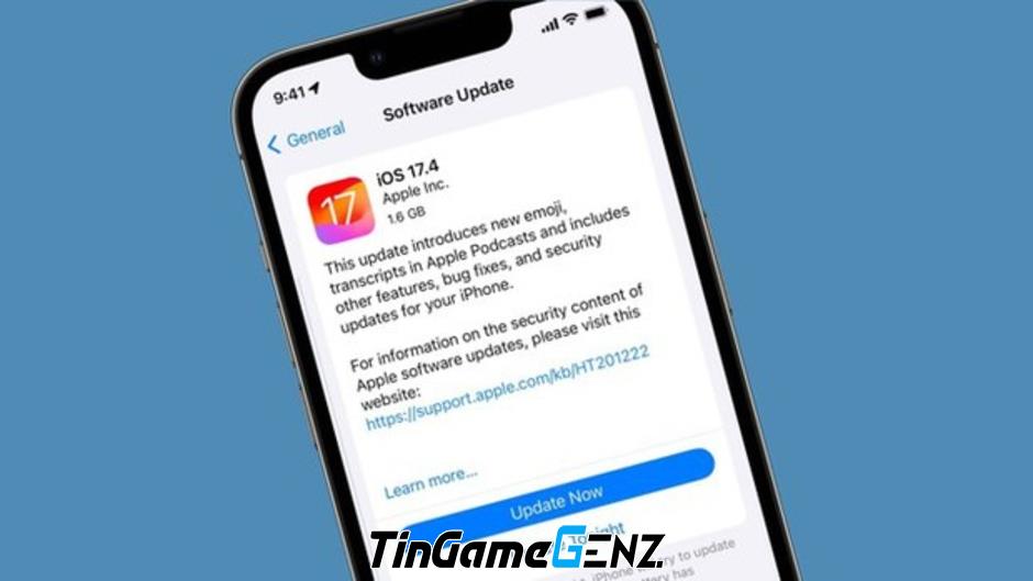 iPhone nào cần cập nhật iOS 17.4 để tránh nóng máy và hao pin?