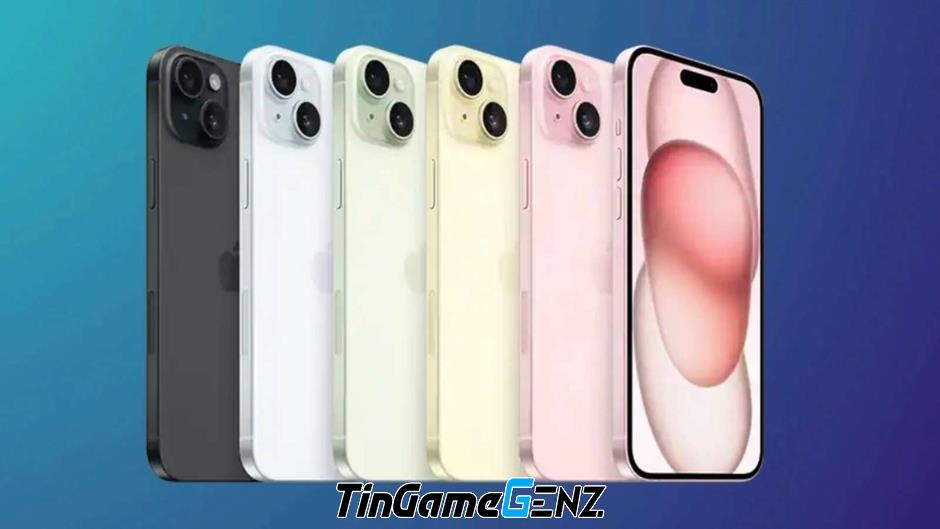 iPhone với Dynamic Island, nhiều màu sắc, giá chỉ khoảng 20 triệu đồng.