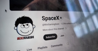 Kênh YouTube MixiGaming bị hack, đổi tên thành SpaceX