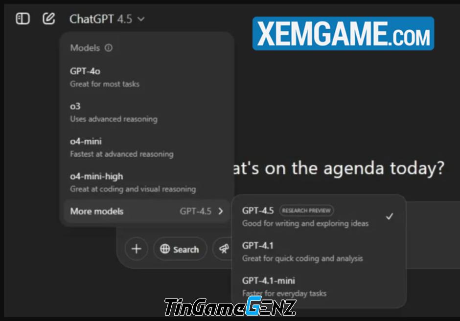 Khám Phá 11 Mô Hình ChatGPT: Lựa Chọn Tối Ưu Nhất Cho Bạn Trong Thế Giới Game! Khám Phá 11 Mô Hình ChatGPT: Lựa Chọn Tối Ưu Nhất Cho Bạn Trong Thế Giới Game!
