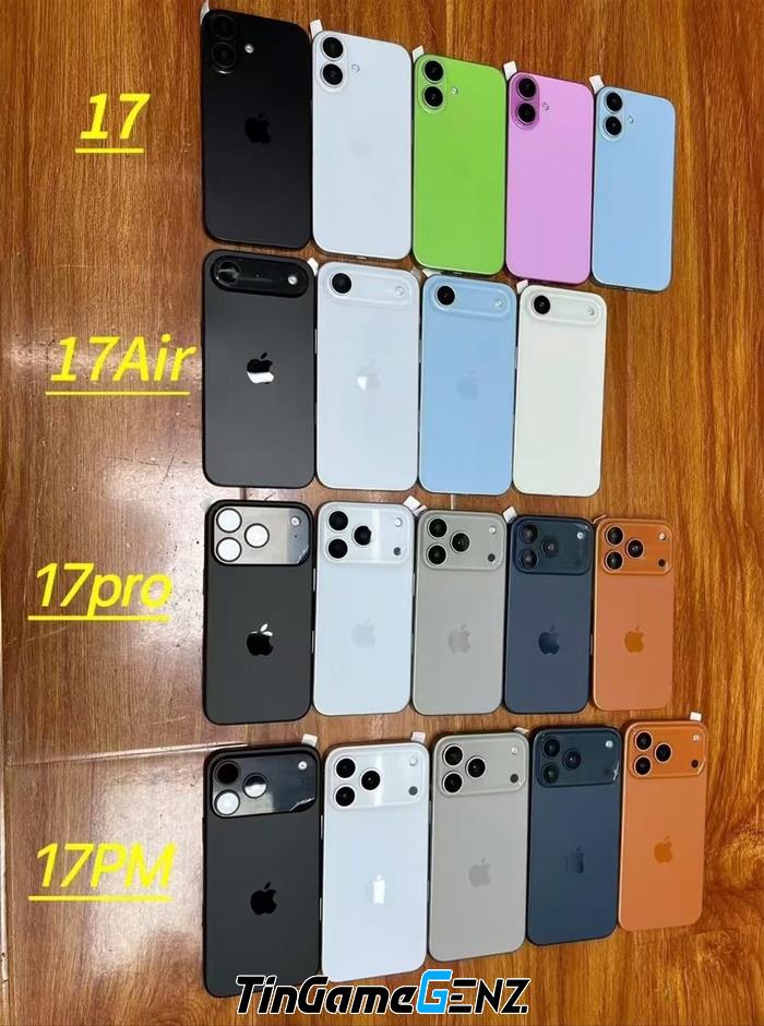 Khám Phá 14 Gam Màu Mới Đầy Ấn Tượng Của iPhone 17 Và iPhone 17 Pro Max Khám Phá 14 Gam Màu Mới Đầy Ấn Tượng Của iPhone 17 Và iPhone 17 Pro Max