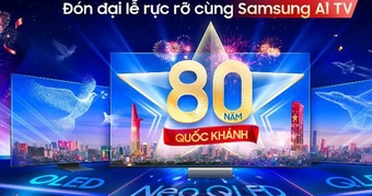 Khám Phá Âm Thanh Đẳng Cấp: Tận Hưởng Đại Lễ Quốc Khánh Với Samsung AI TV