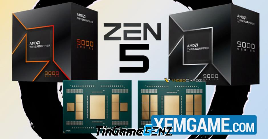 Khám Phá AMD Ryzen Threadripper 96 Core Mới: Giá Cao Gấp 24 Lần So Với 9980X3D!