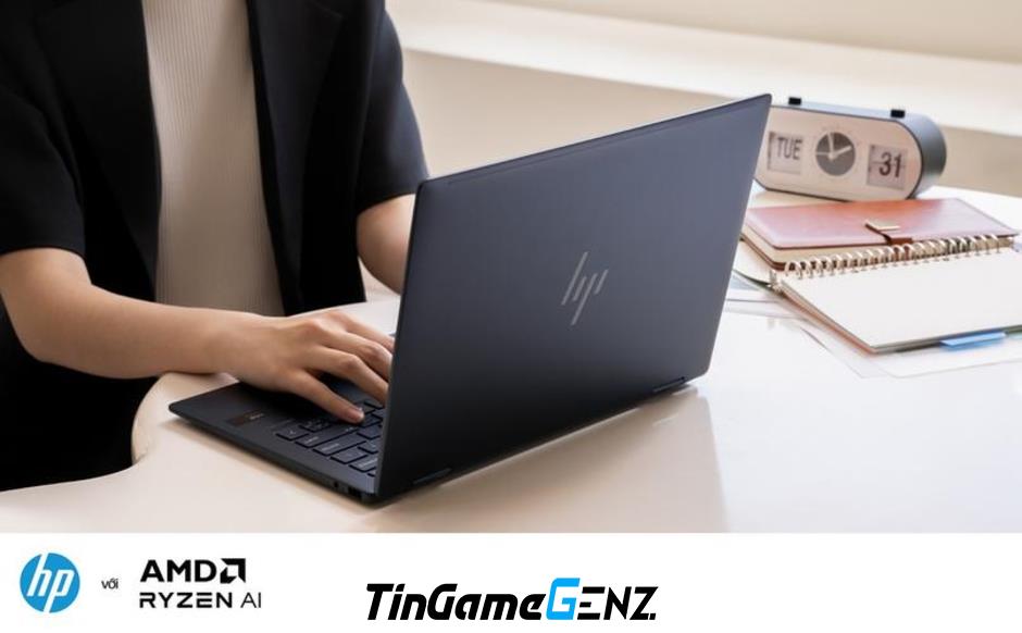 Khám Phá HP Envy X360: Sức Mạnh AI và Bộ Xử Lý AMD RYZEN™ Mở Ra Tiềm Năng Vô Hạn cho Game Thủ