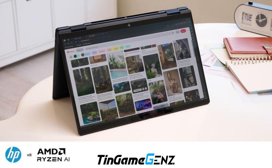 Khám Phá HP Envy X360: Sức Mạnh AI và Bộ Xử Lý AMD RYZEN™ Mở Ra Tiềm Năng Vô Hạn cho Game Thủ